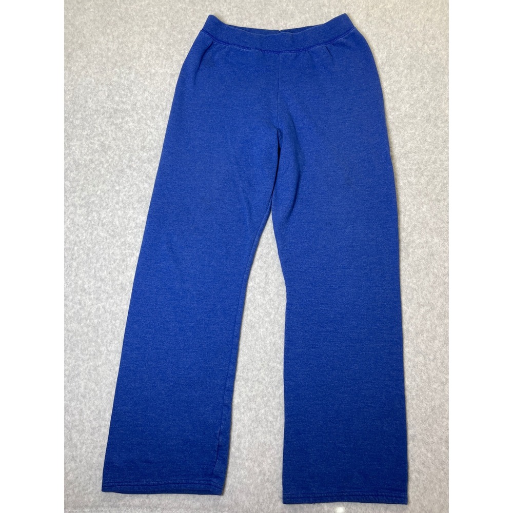 Vintage Hanes ComfortBlend Sweats Royal Blue Straight Leg Retro 90s Style Med.
